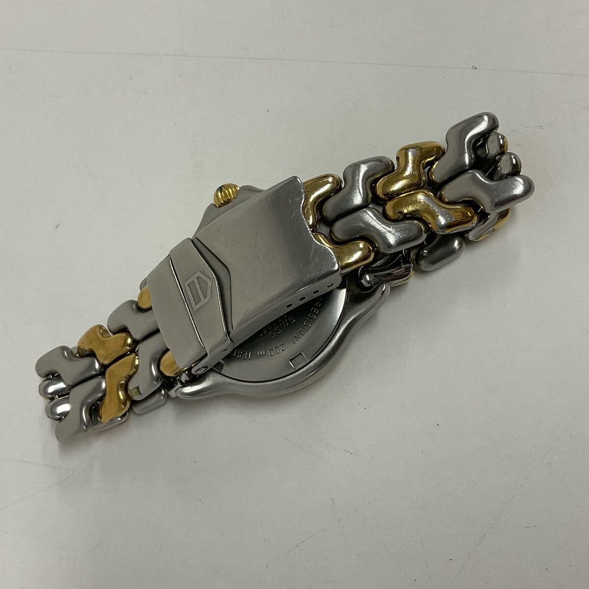 営YY096-60◆ 【電池交換済み?稼働品】TAG HEUER タグホイヤー プロフェッショナル 200m WG1220-K0 グレー文字盤 コンビ クォーツ腕時(shí)計(jì)