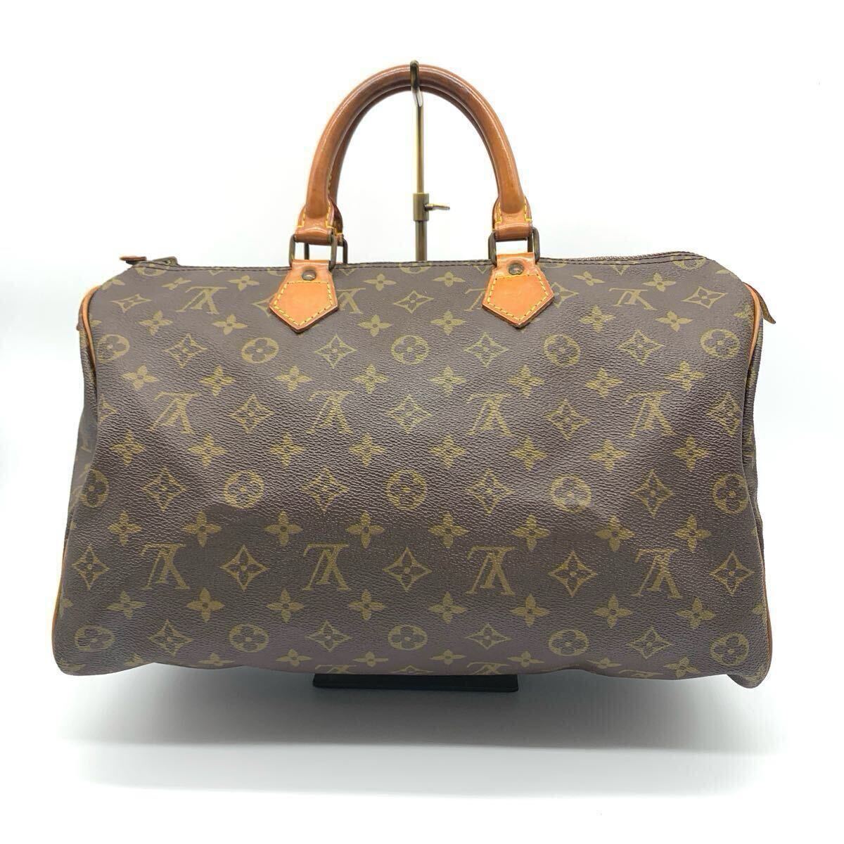 LOUIS VUITTON スピーディー35 モノグラム ミニボストンバッグ ハンドバッグ ブラウン 旅行カバン 鞄 VINTAGE ルイヴィトン M41107