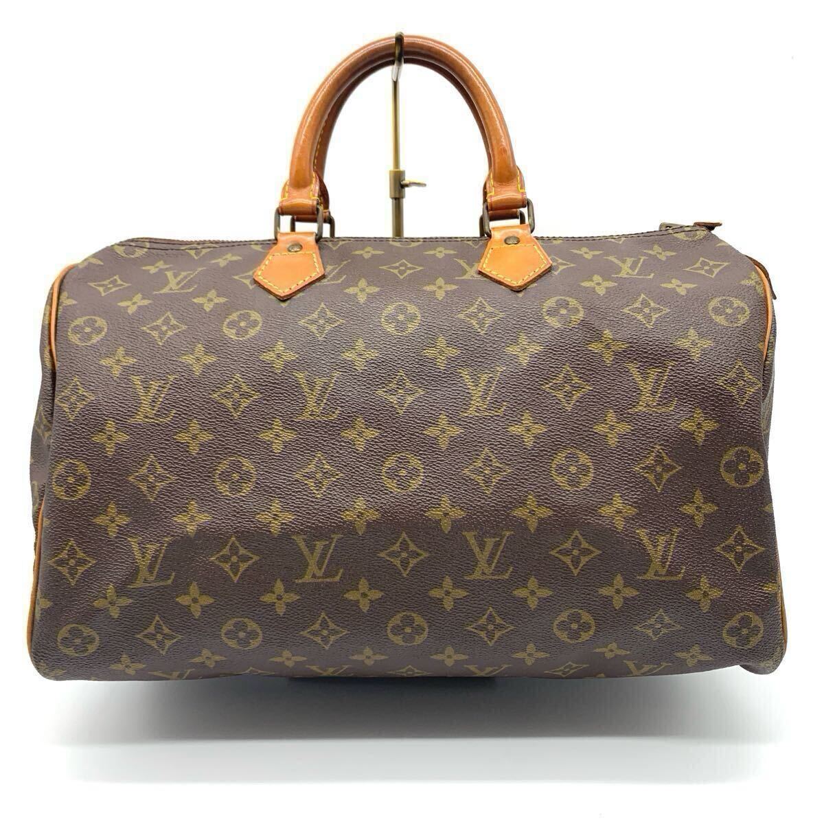 LOUIS VUITTON スピーディー35 モノグラム ミニボストンバッグ ハンドバッグ ブラウン 旅行カバン 鞄 VINTAGE ルイヴィトン M41107