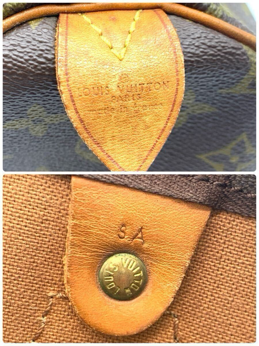 LOUIS VUITTON スピーディー35 モノグラム ミニボストンバッグ ハンドバッグ ブラウン 旅行カバン 鞄 VINTAGE ルイヴィトン M41107
