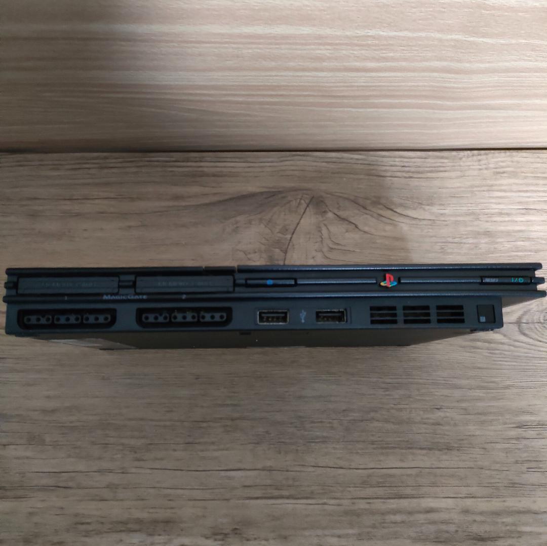 完動品 PS2薄型本体 + DUALSHOCK2 すぐ遊べるセット｜Yahoo