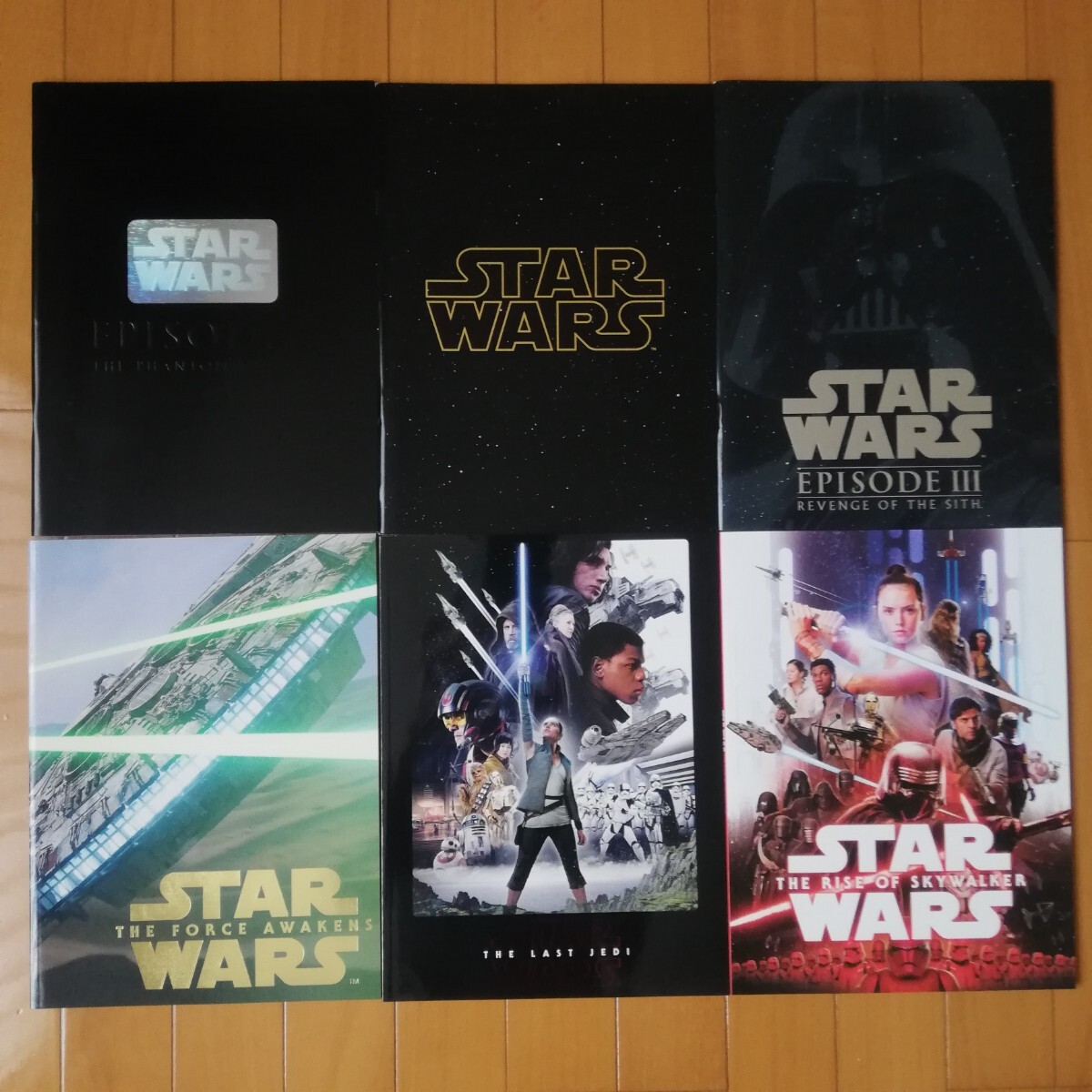 美品】スター・ウォーズ 6作品 パンフレット エピソード1~3/4~6 美品】スター・ウォーズ 6作品 パンフレット エピソード1~3/4~6