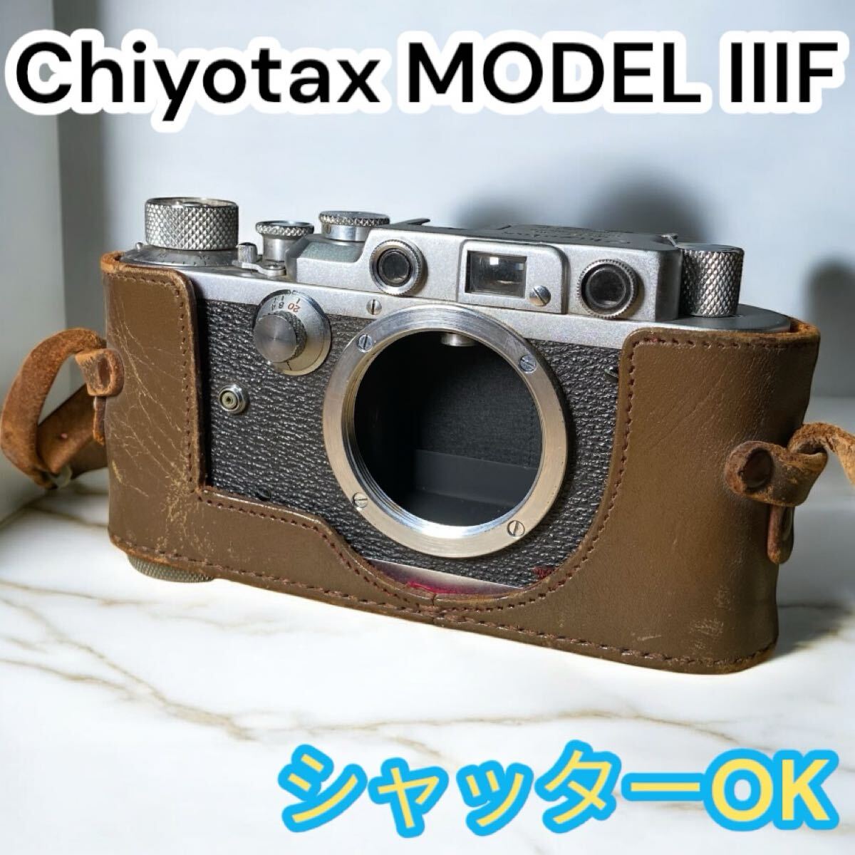 希少 Chiyotax MODEL ⅢF 動作品 Reise camera ボディのみ Leica Ⅲf ライカ ライカ