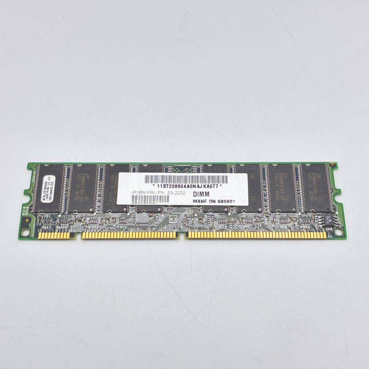 Micron MT8LSDT864AG-10BD2 PC100-323-620 64MB IBM メモリ PC100 64MB ジャンク品 05522693
