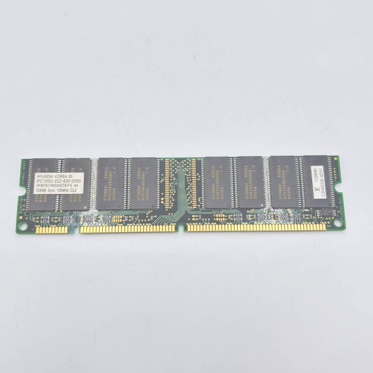 HYUNDAI KOREA 05 PC100U-222-620 0050 DIMM 128MB PC100 CL2 メモリ ジャンク品 05522762