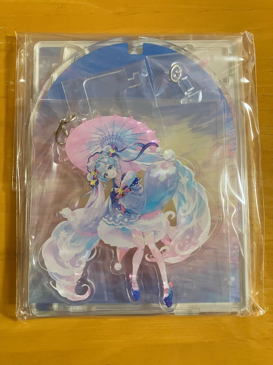 SNOWMIKU2023 снег Miku цельный акрил подставка KEI axe ta Hatsune Miku  SNOWMIKU2023 снег Miku цельный акрил подставка KEI axe ta Hatsune Miku