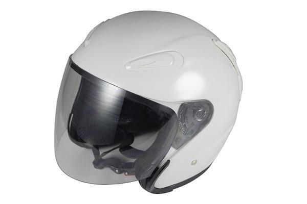 ヘルメット ジェット エアロフォルム ホワイト M 57cm-58cm未満 SG規(guī)格適合 PSCマーク取得 全排気量対応 バイクパーツセンター