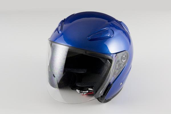 ヘルメット ジェット エアロフォルム ブルー L 59cm-60cm未満 SG規(guī)格適合 PSCマーク取得 全排気量対応 バイクパーツセンター