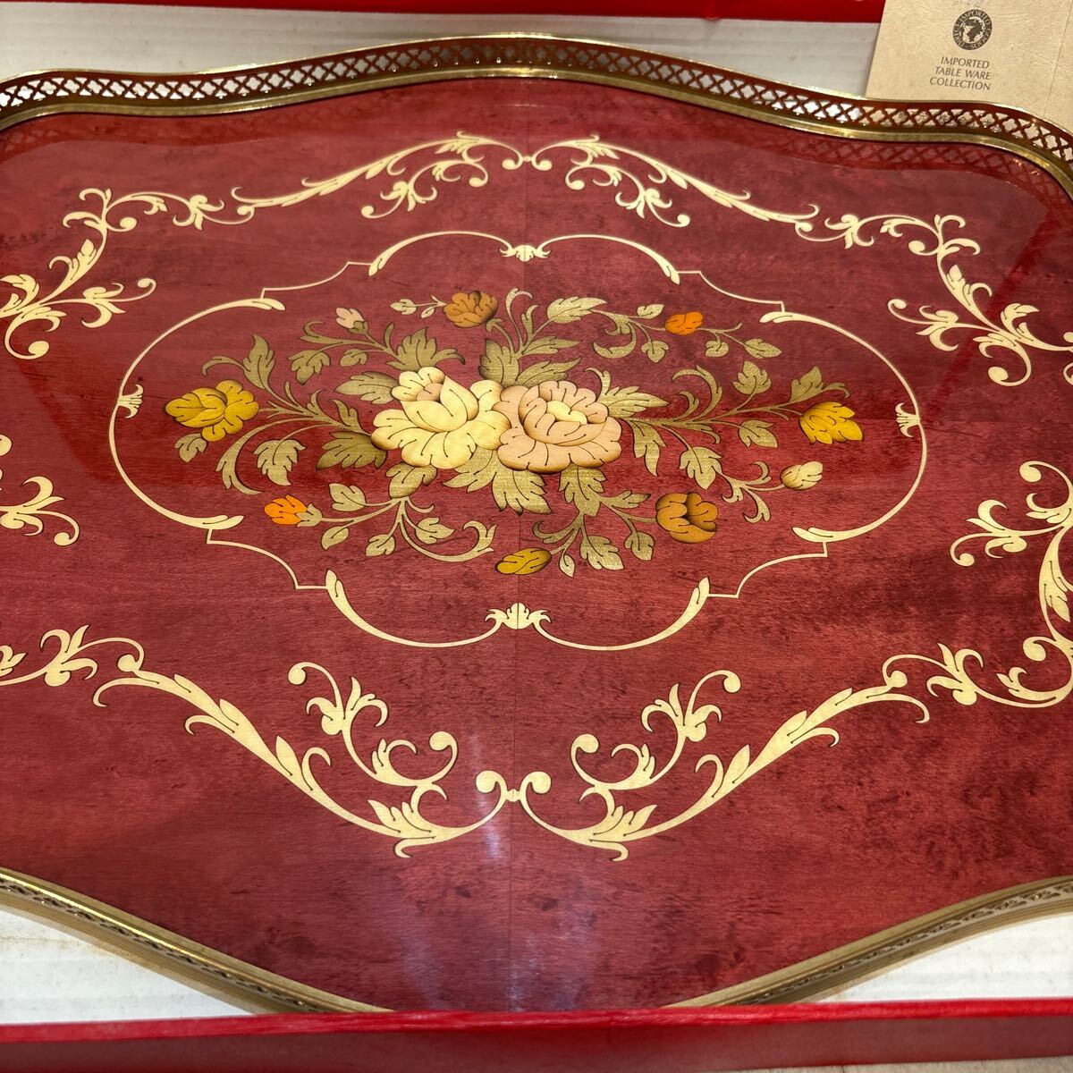 【新品未使用】PATURZO GIOVANNI イタリア製　トレイ 新品未使用】PATURZO GIOVANNI イタリア製 トレイ