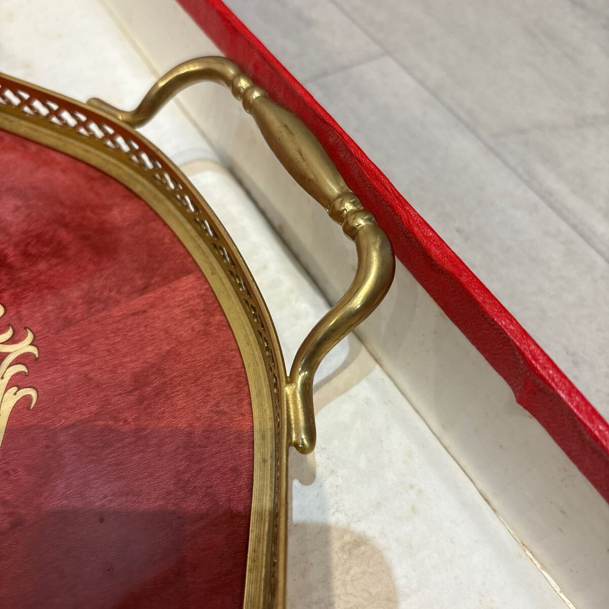 ☆PATURZO GIOVANNI 象嵌細工 トレイ イタリア製 ビンテージ