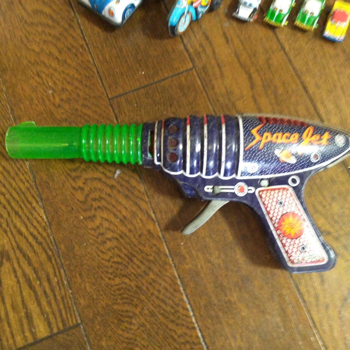  Showa Retro жестяная пластина производства . игрушка совместно подлинная вещь 