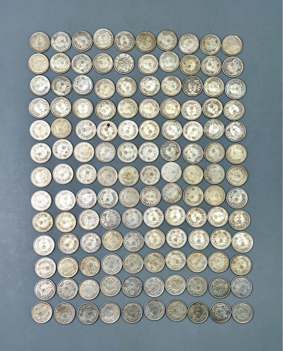 130枚セット 十銭 古銭 銀貨 記念硬貨 硬貨 日本 稲穂 鳳凰 明治