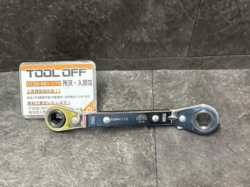 009▼おすすめ品▼マックツール Mactools オフセット板ラチェット ROWM1112