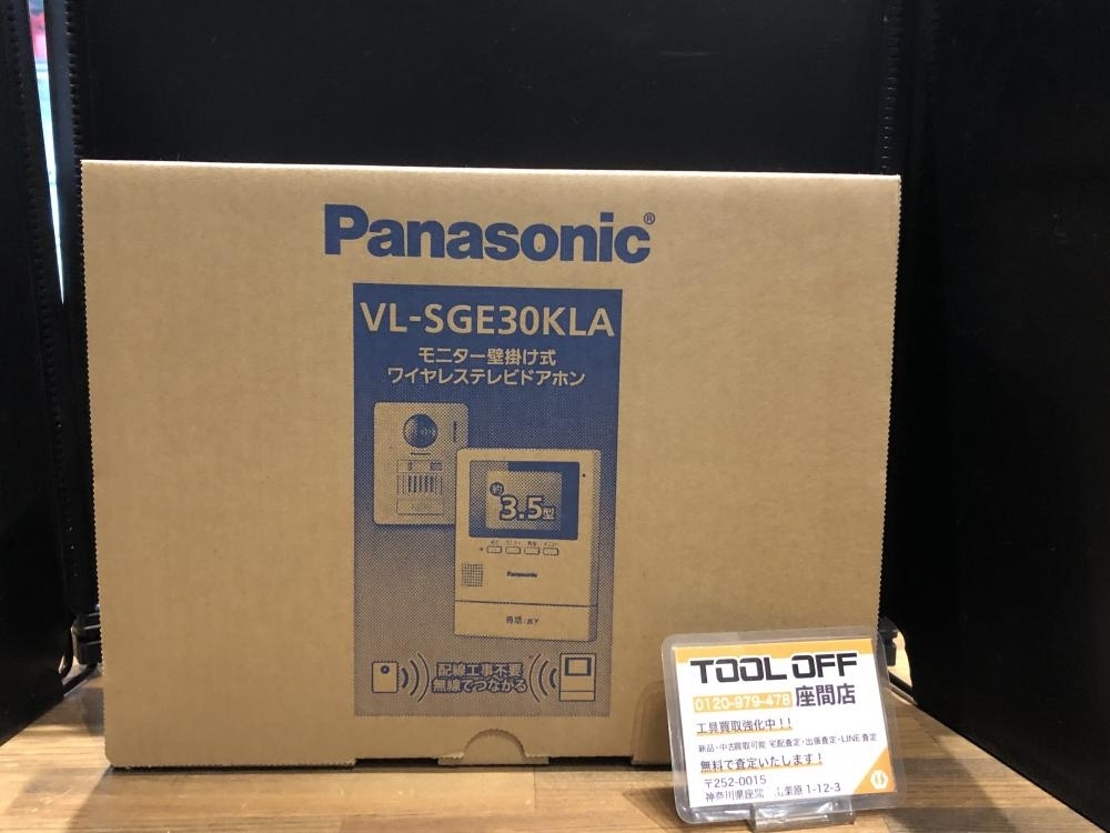 024▼未使用品▼Panasonic ワイヤレステレビドアホン VL-SGE30KLA