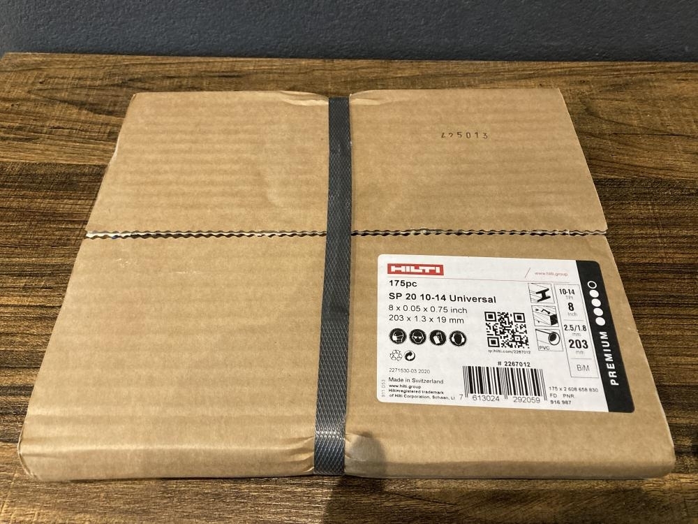 024▼未使用品▼HILTI レシプロソーブレード175枚入り SP20 10-14 Universal