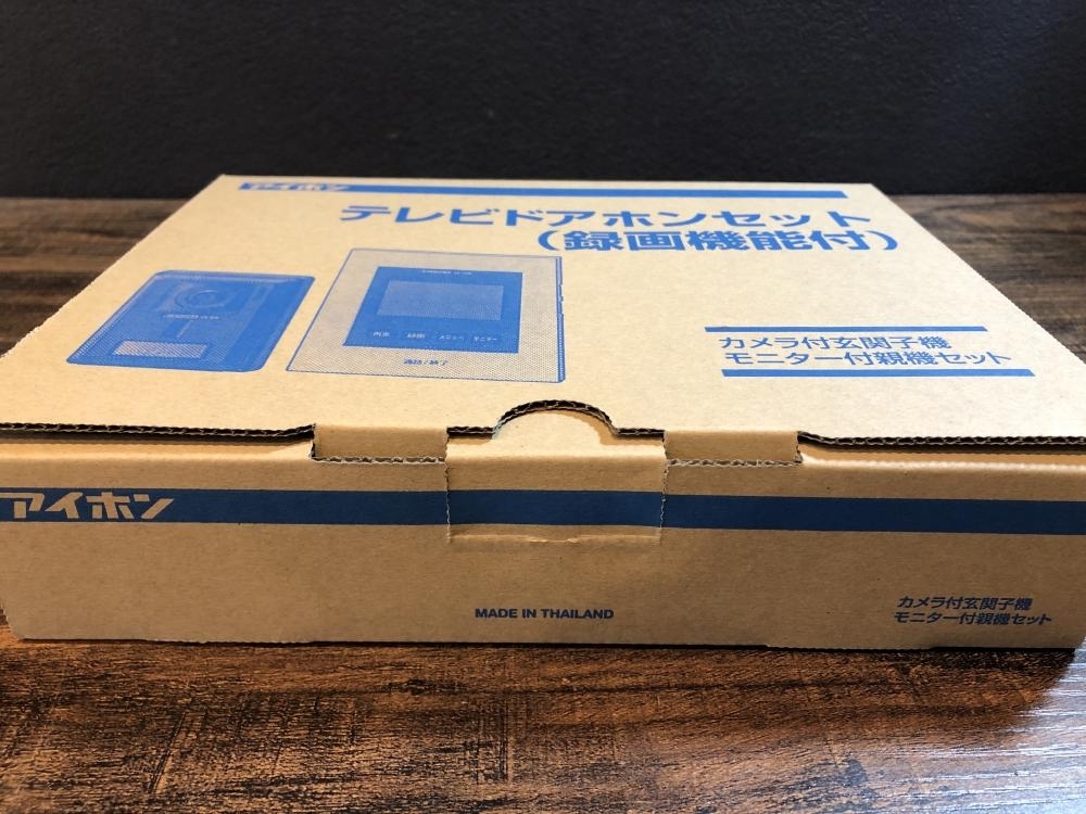 024▼未使用品▼アイホン テレビドアホンセット 録畫機(jī)能付き JS-12E