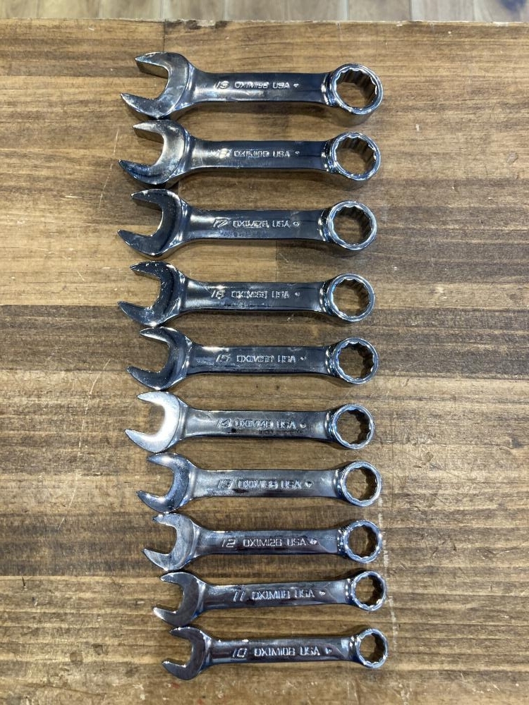 008●おすすめ品●スナップオン ミジェットコンビネーションレンチ(10個(gè)セット) OXIM10B-19B ※箱破損箇所有り