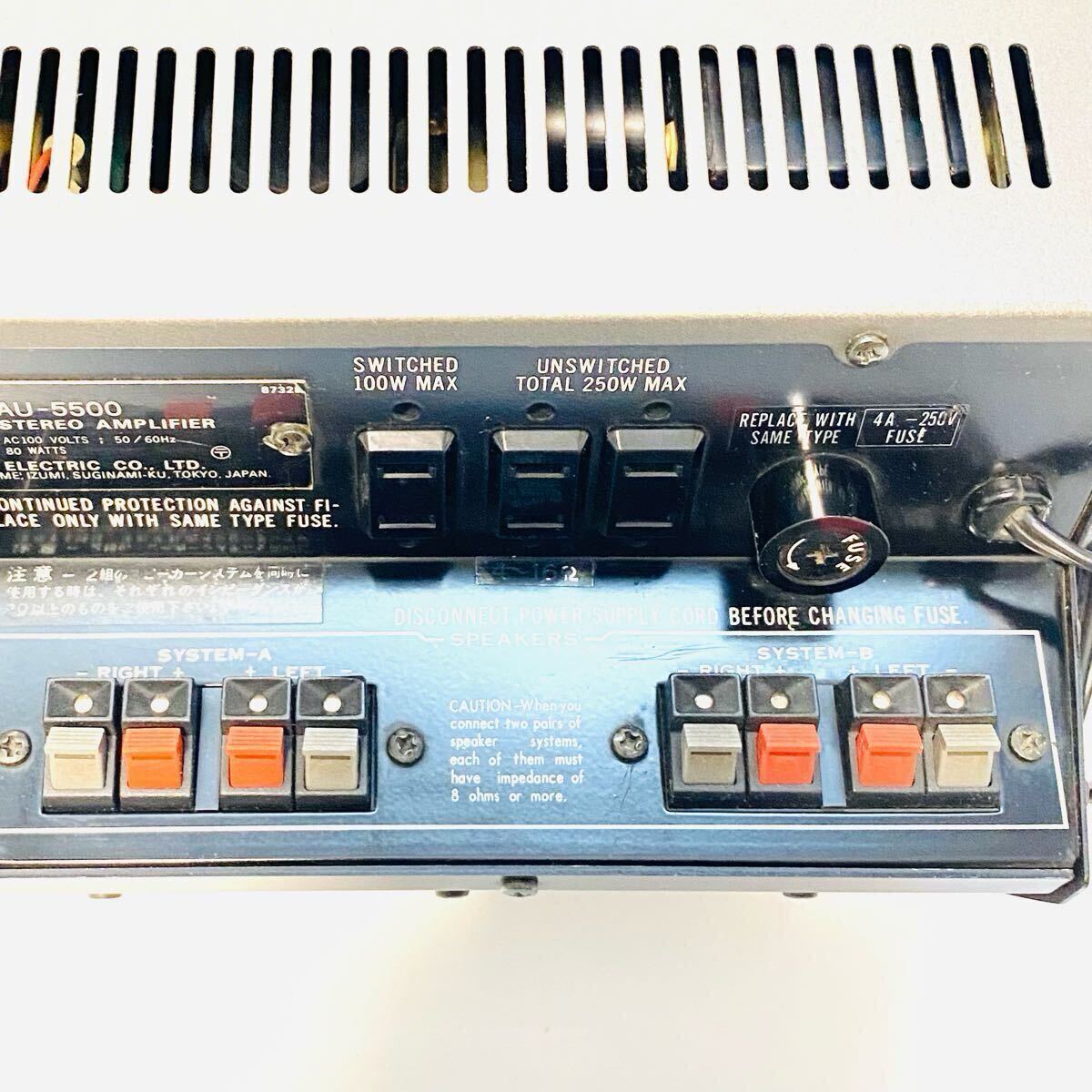 SANSUI サンスイ AU-5500 ビンテージ プリメインアンプ｜Yahoo