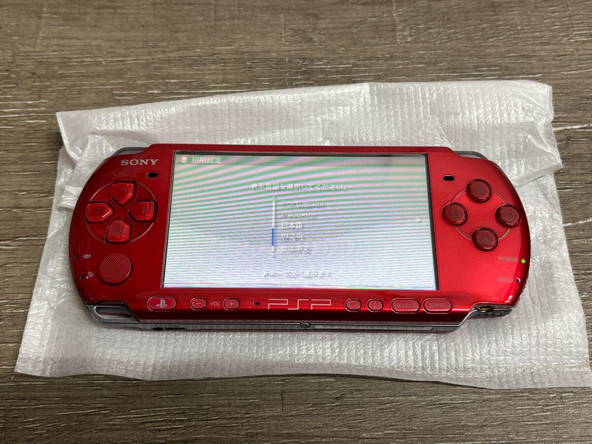 SONY PSP 本体のみ PSP-3000RR ラディアント・レッド