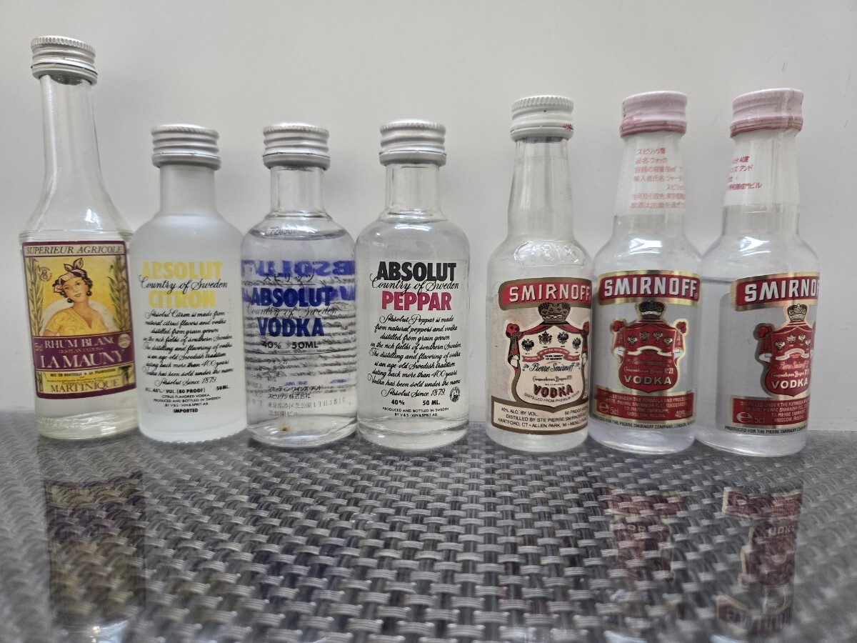 ウイスキー ブランデー リキュール テキーラ ジン ミニボトル