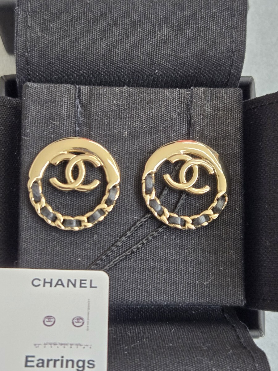 T★本物　美品1円スタート★ CHANEL シャネル　チェーンピアス ココマーク