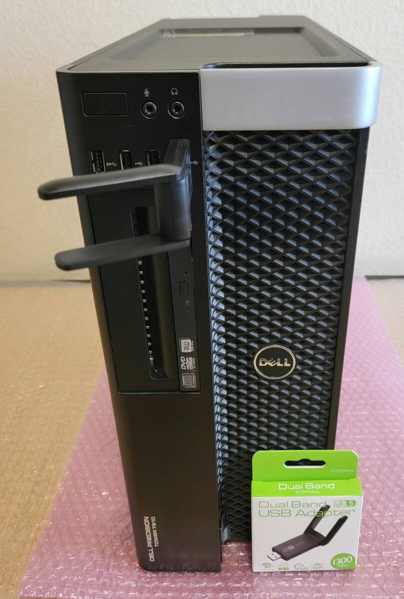 36コア72スレ Wi-Fi 新品SSD512GB メモリー64GB Blu-ray Xeon E5-2699v3×2基 TPM2.0 QuadroK2200 Dell Precision 7810 ライバルはZ840