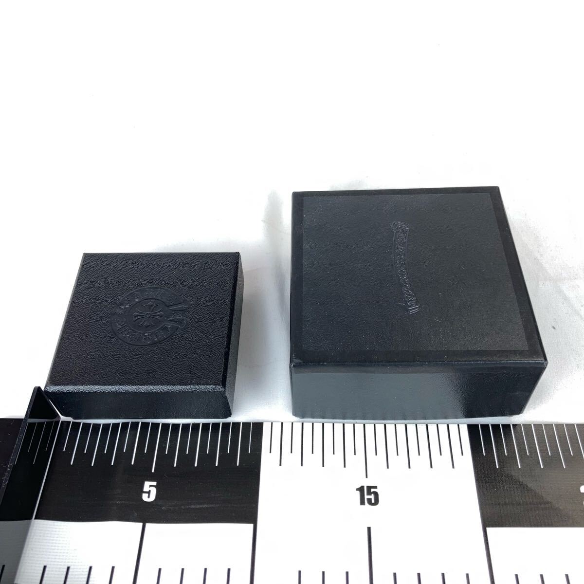 Chrome Hearts クロムハーツ 保存箱 2個セット 外箱 アクセサリー ブラック 正方形 空き箱 空箱 BOX
