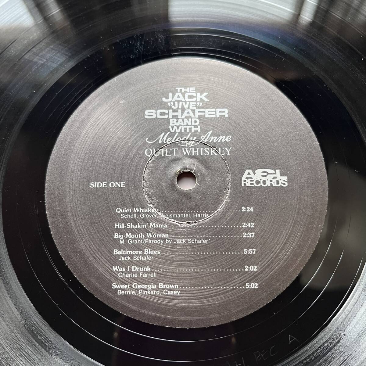 メガレア！US ORIG. ジャズヴォーカル / MELODY ANNE, THE JACK JIVE SCHAFER BAND『LIVE AT PIER 23 SAN FRANCISCO』SEXY 美脚 美女ジャケ_画像3