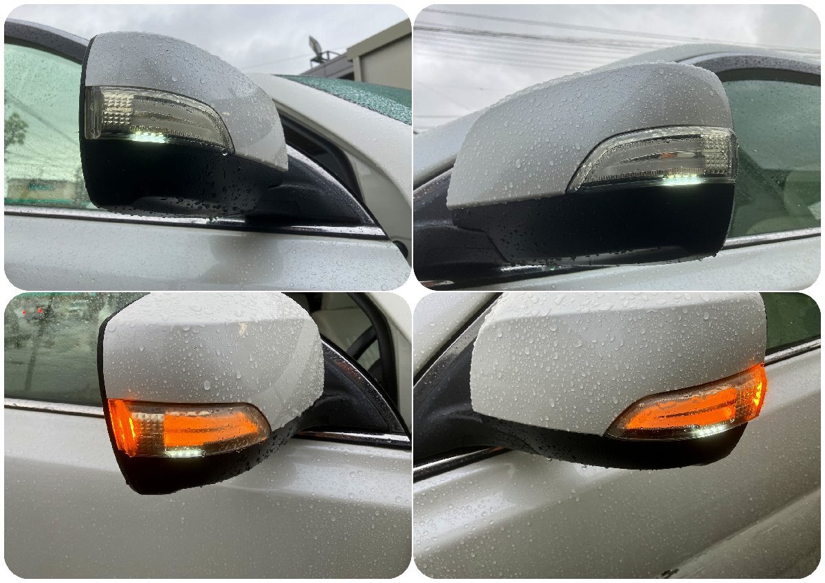 S管理77981 H24 レガシィ BRG】★社外ウインカー付き 左右 ドアミラー 9P+3Pカプラー★正常動作品 37J サテンホワイトパール BR9 BMM BMG