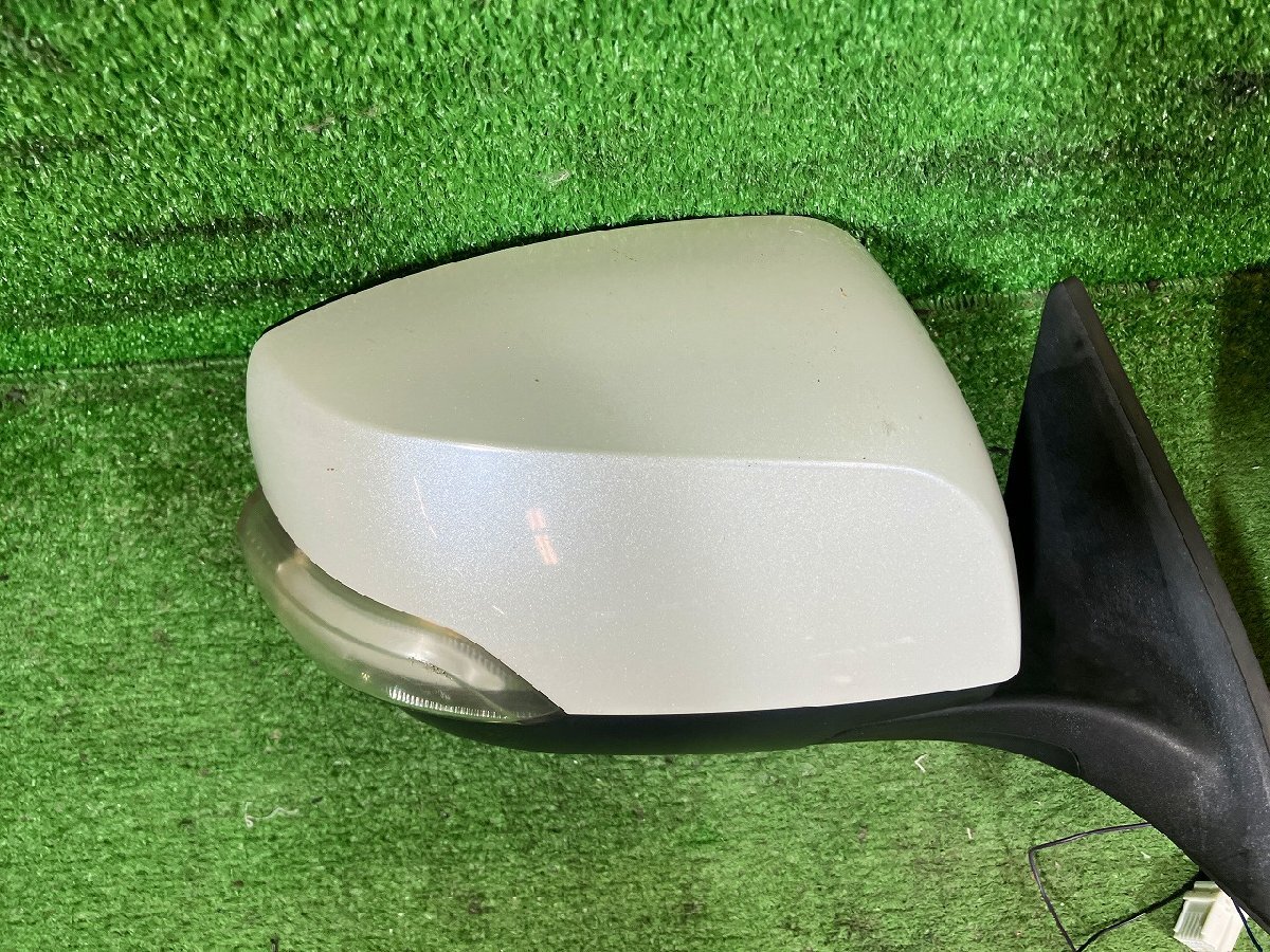 S管理77981 H24 レガシィ BRG】★社外ウインカー付き 左右 ドアミラー 9P+3Pカプラー★正常動作品 37J サテンホワイトパール BR9 BMM BMG