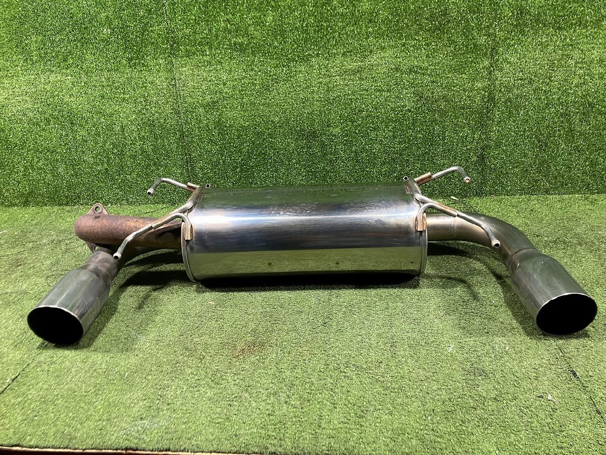 Y管理77984 H21 インプレッサ WRX GRF】★湾岸 wangan ステンレス製 左右出し リア マフラー★