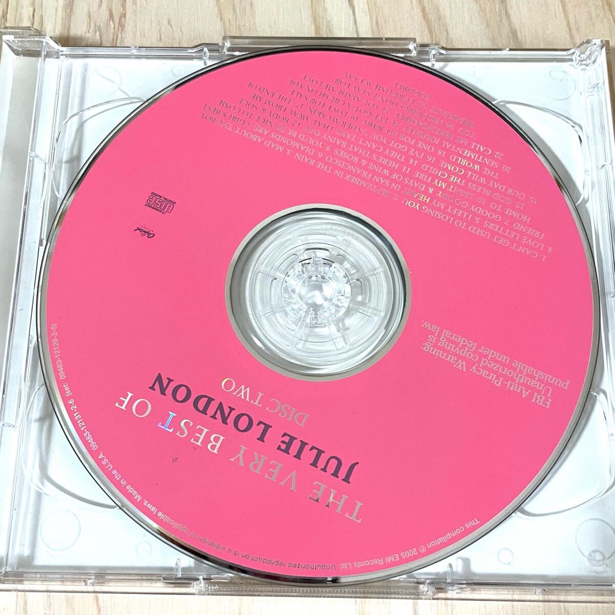 ジュリーロンドン★THE VERY BEST OF JULIE LONDON★2枚組 CD ベスト ジャズ シンガー★2005年 洋盤 アメリカ 洋楽 美声 癒し系