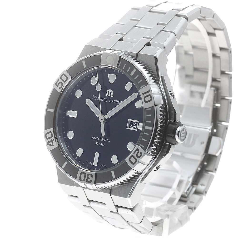 モーリスラクロア MAURICE LACROIX AI6058-SS002-330-1 アイコン ベンチュラー デイト 自動(dòng)巻き メンズ 良品 箱?保証書付き_887384