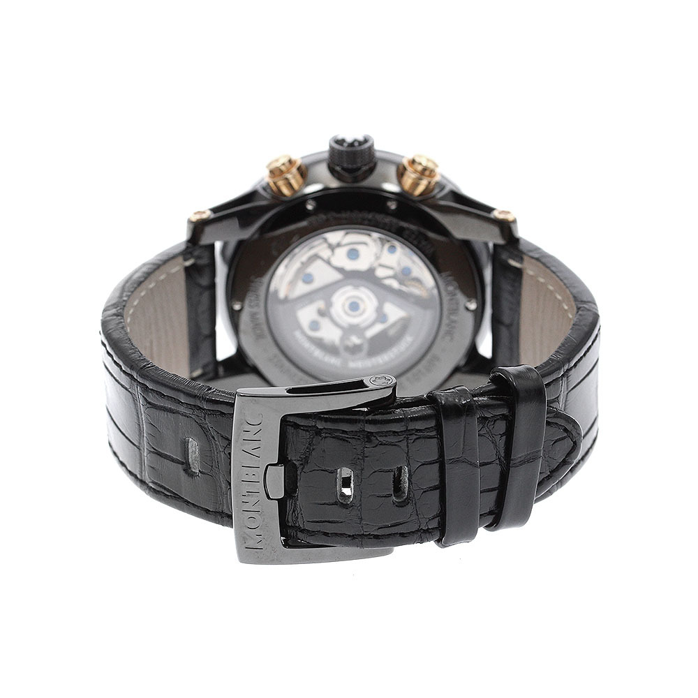 モンブラン MONTBLANC 7187 タイムウォーカー クロノグラフ 自動巻き メンズ 美品 _889686