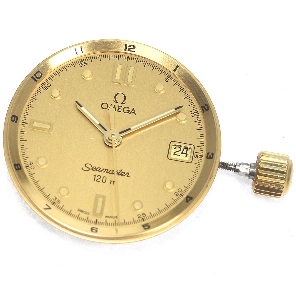 オメガ OMEGA シーマスター120 ムーブメント Cal.1424 クォーツ レディース 良品 _D-48
