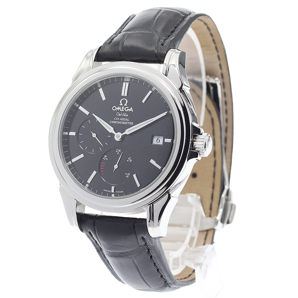  Omega OMEGA 4832.51.31 De Ville Date коаксильный резерв мощности самозаводящиеся часы мужской хорошая вещь коробка * с гарантией ._891514
