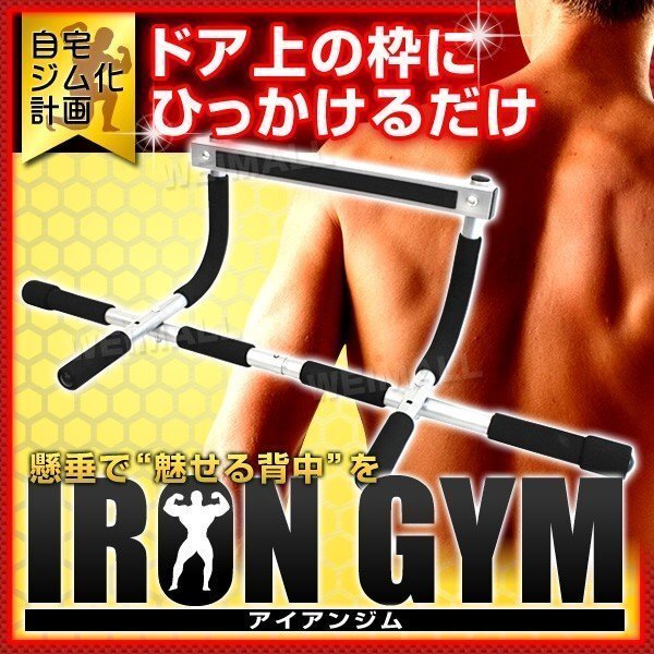 アイアンジム 懸垂 マシーン 筋トレ 筋肉 トレーニング けんすい 宅トレ エクササイズ 背筋 腕立て伏せ 腹筋