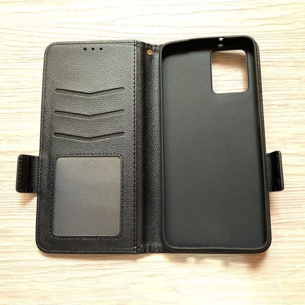 moto g53y 5G　手帳型　ブラック　ケース　管理224-5_画像3