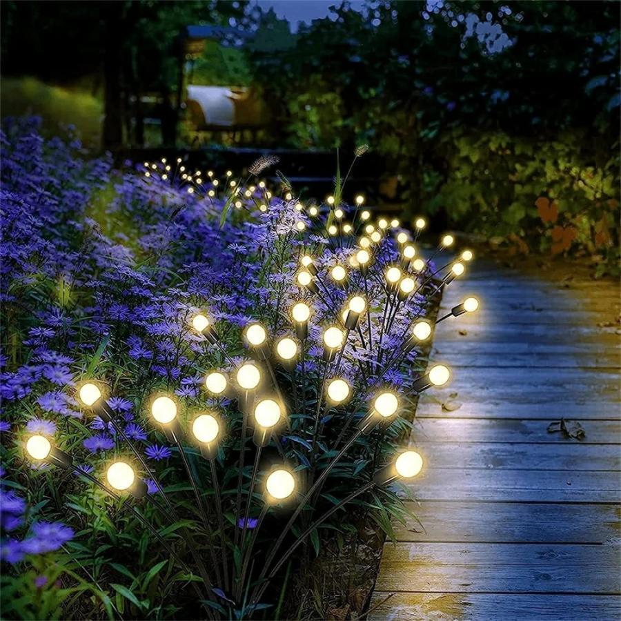 4 шт. комплект солнечный свет LED садовый светильник наружный освещение яркий встроен тип солнце свет illumination модный двор IP65 водонепроницаемый лампа цвет 