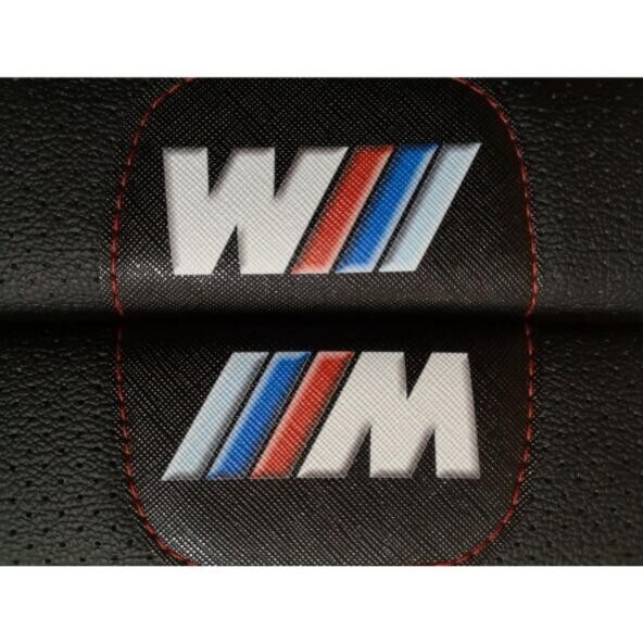  новый продукт BMW M специальный высококлассный ремень безопасности накладка натуральная кожа ремень безопасности покрытие 2 шт. комплект ощущение роскоши & Комфорт выше черный 