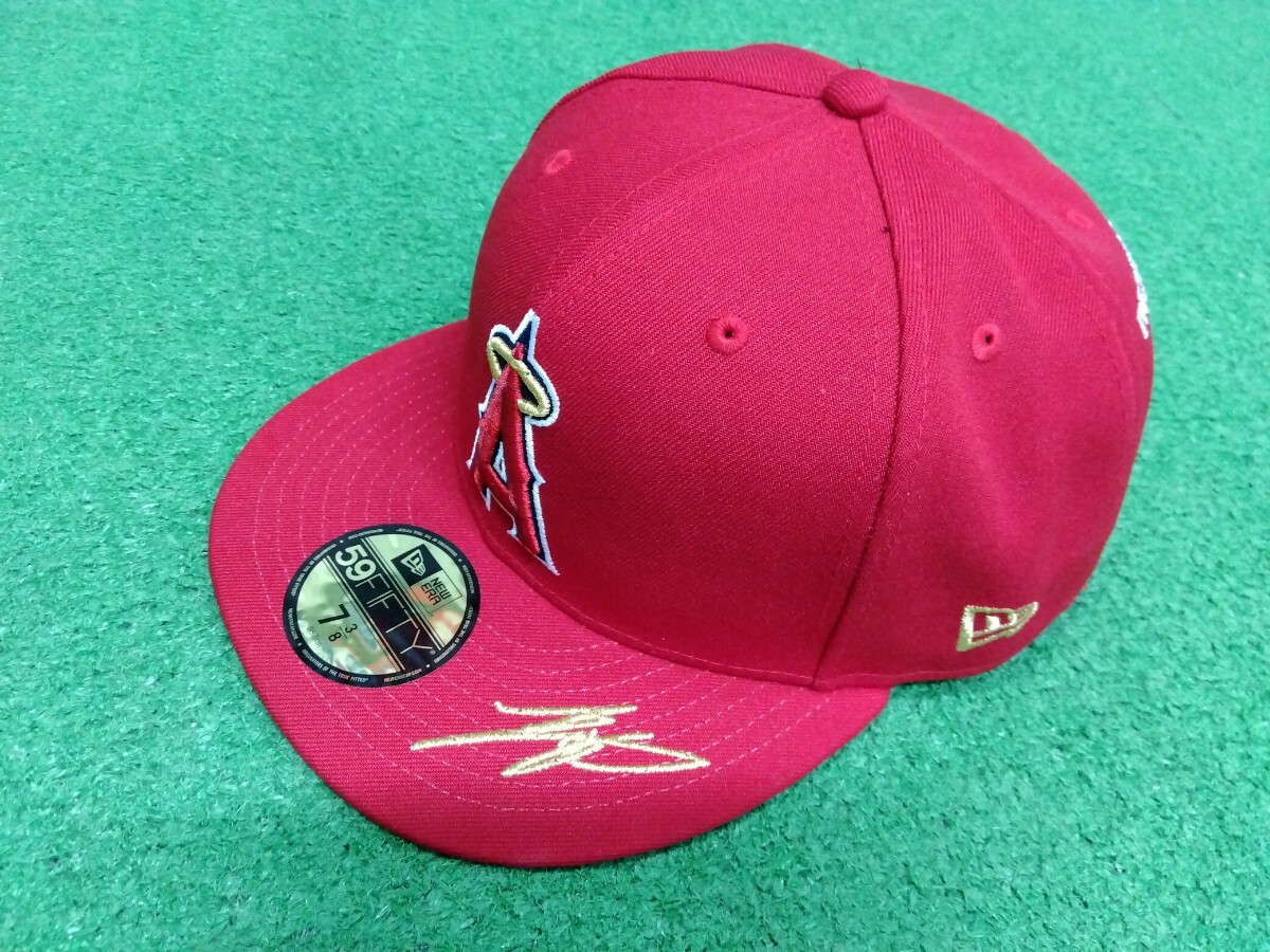 【05】【キャップ】【即決価格】【新品】 ニューエラ NEW ERA 59FIFTY 14339795/エンゼルス 大谷翔平メモリアル CAP/スカーレット/58.7cm