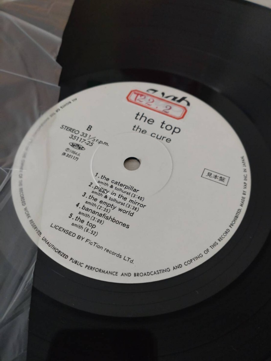 プロモ【LPレコード】THE CURE/ザ・キュアー THE TOP/ 35117-25 プロモ【LPレコード】THE CURE/ザ・キュアー THE TOP/ 35117-25