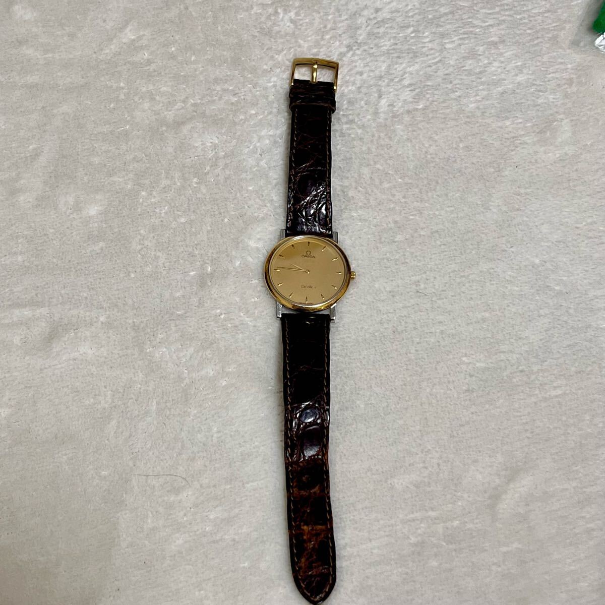 オメガ デビル 腕時計 ゴールド 未修理 不動 6個穴 オメガ