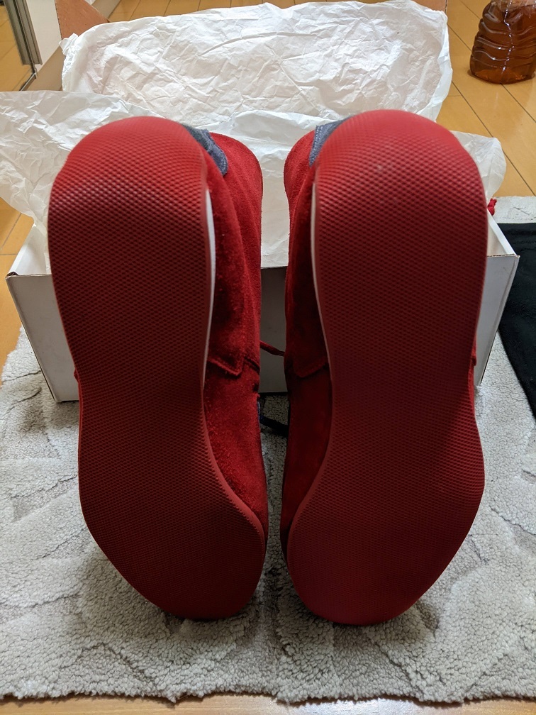 レーシング シューズ (収納バッグ付) / stand21 Le Mans ll / サイズ：24.5cm / 色：レッド?グレー