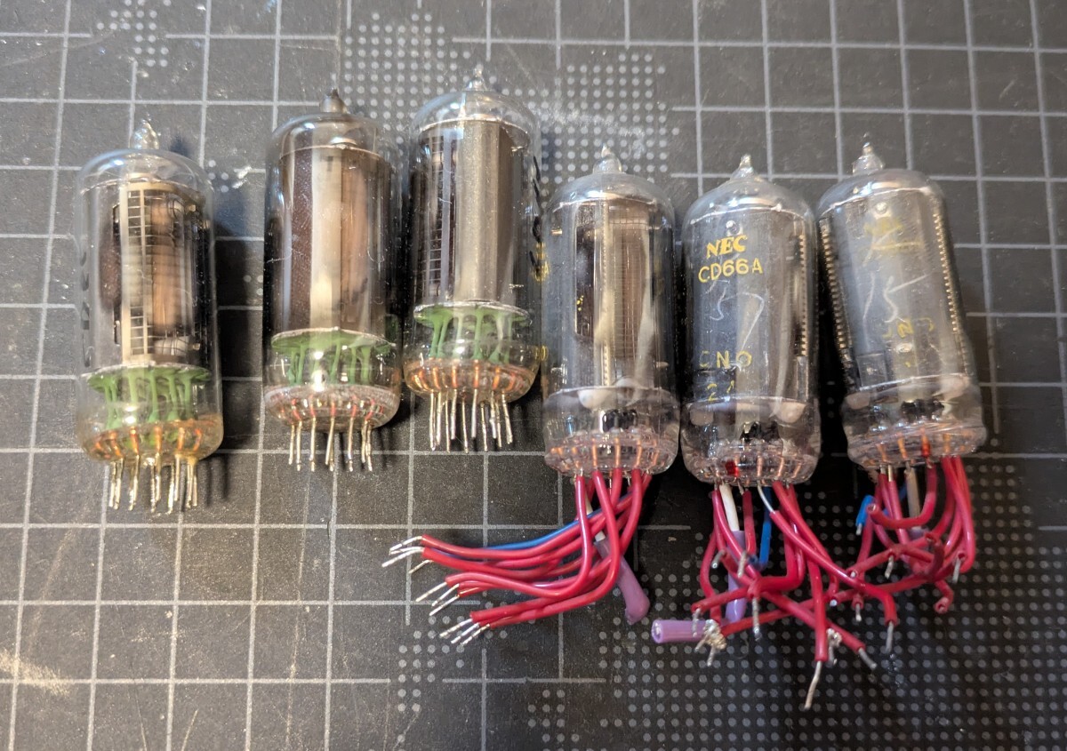 ニキシー管 NEC CD66 CD66A 動作品 nixie 真空管(真空管)｜売買