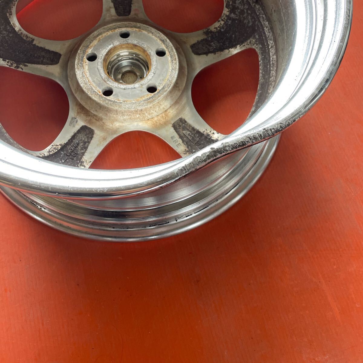 深リム　WORK ワーク MEISTER マイスター S1R 17×7.5JJ+47 PCD100-5穴　ハブ径約60mm アルミホイール2本セット_画像8