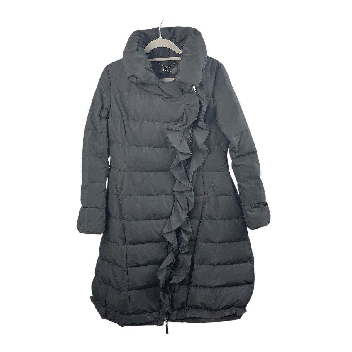 A941■COTOO コトゥー■ダウンコート ジャケット■38サイズ ブラック _画像1
