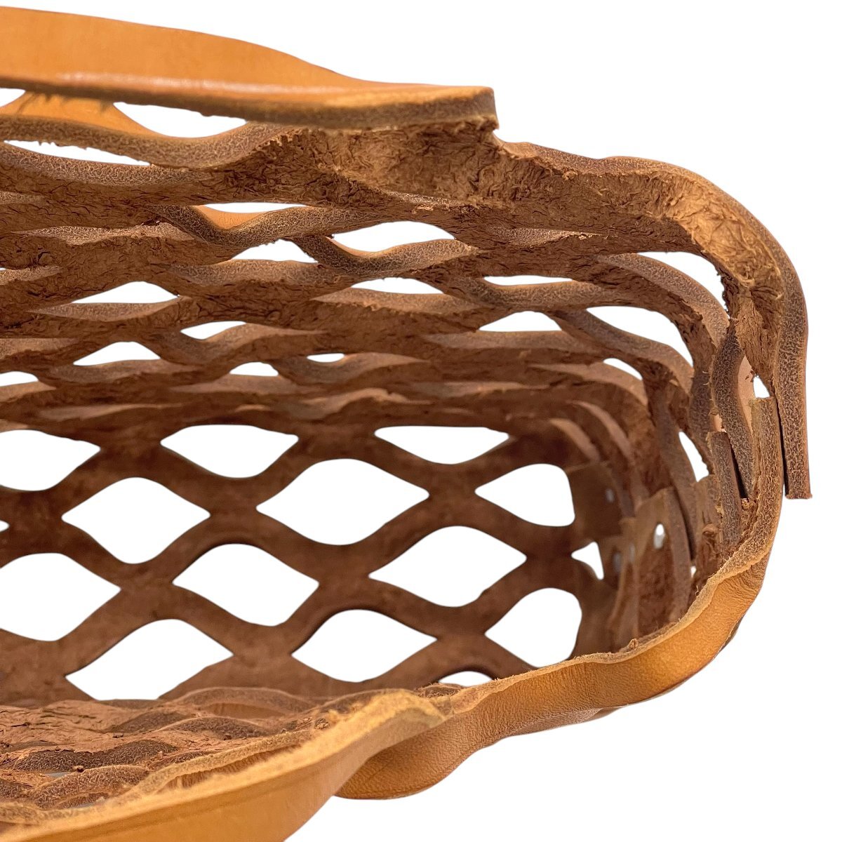 Z134■曽田 耕（Ko)■ラスカバン■レザーバッグ　メッシュ■ハンドバッグ　トートバッグ■_画像5