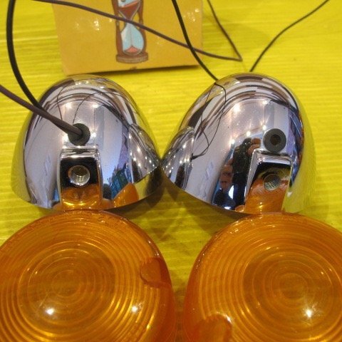 B200569J-30 純正エボ.フロントorリアウィンカーマーカーランプ 86-95年 ソフテイル.ダイナ.FXR.スポーツ.ハーレー.HARLEY