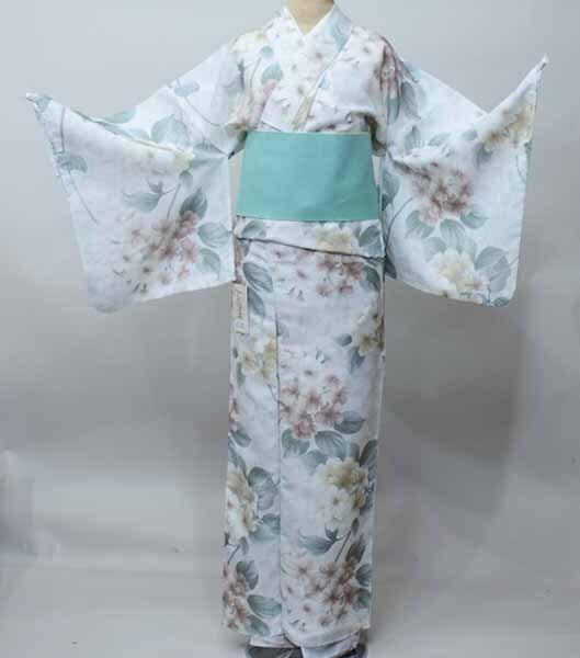  юката одиночный товар совершенно новый женский Lumiereryumie-ru полиэстер 100% потускнение цвет белый цвет лето праздник фейерверк собрание новый товар ( АО ) дешево рисовое поле магазин NO42160